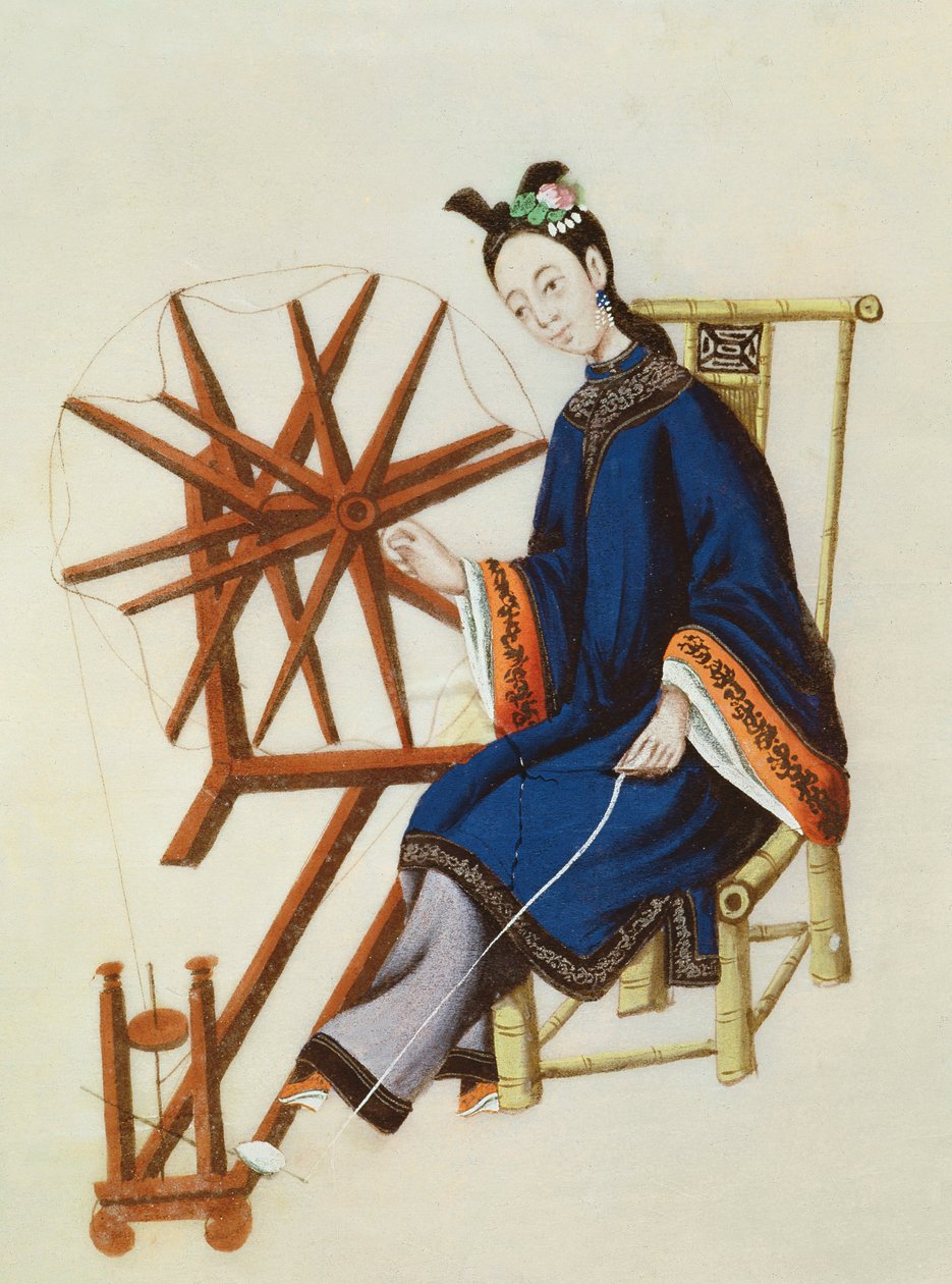 干隆时期的中国女子纺纱（1736-96） 作者 中文学校