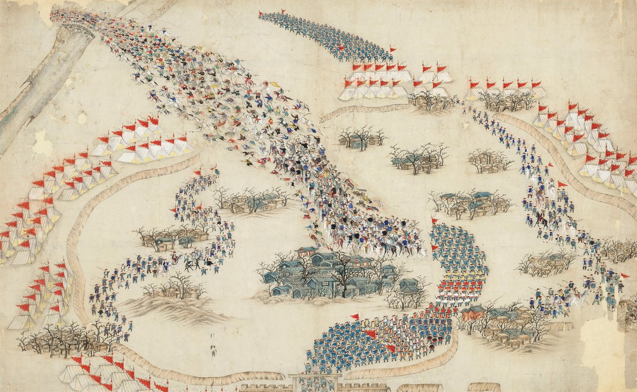 太平天国运动，1864年后。 作者 中国大师。