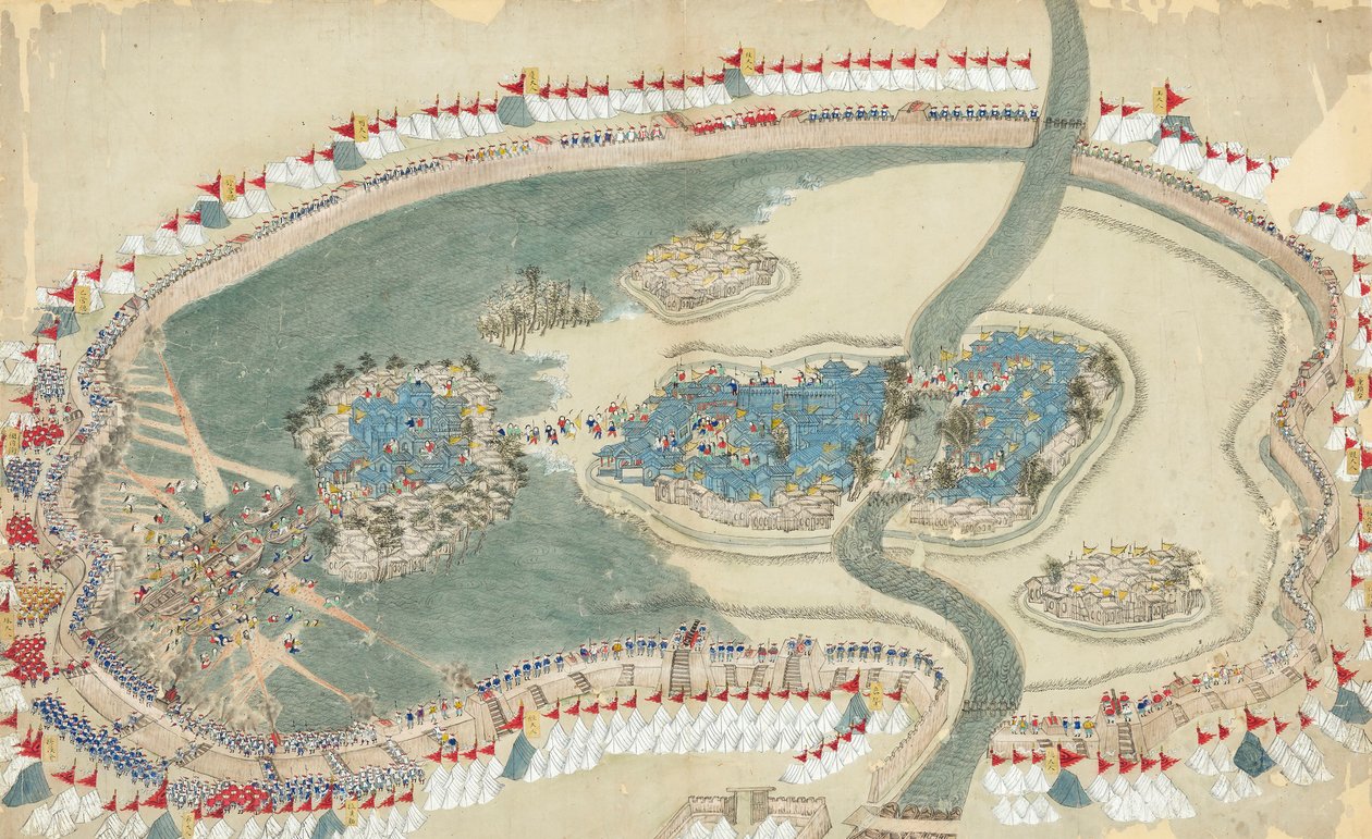 太平天国运动，1864年后。 作者 中国大师。