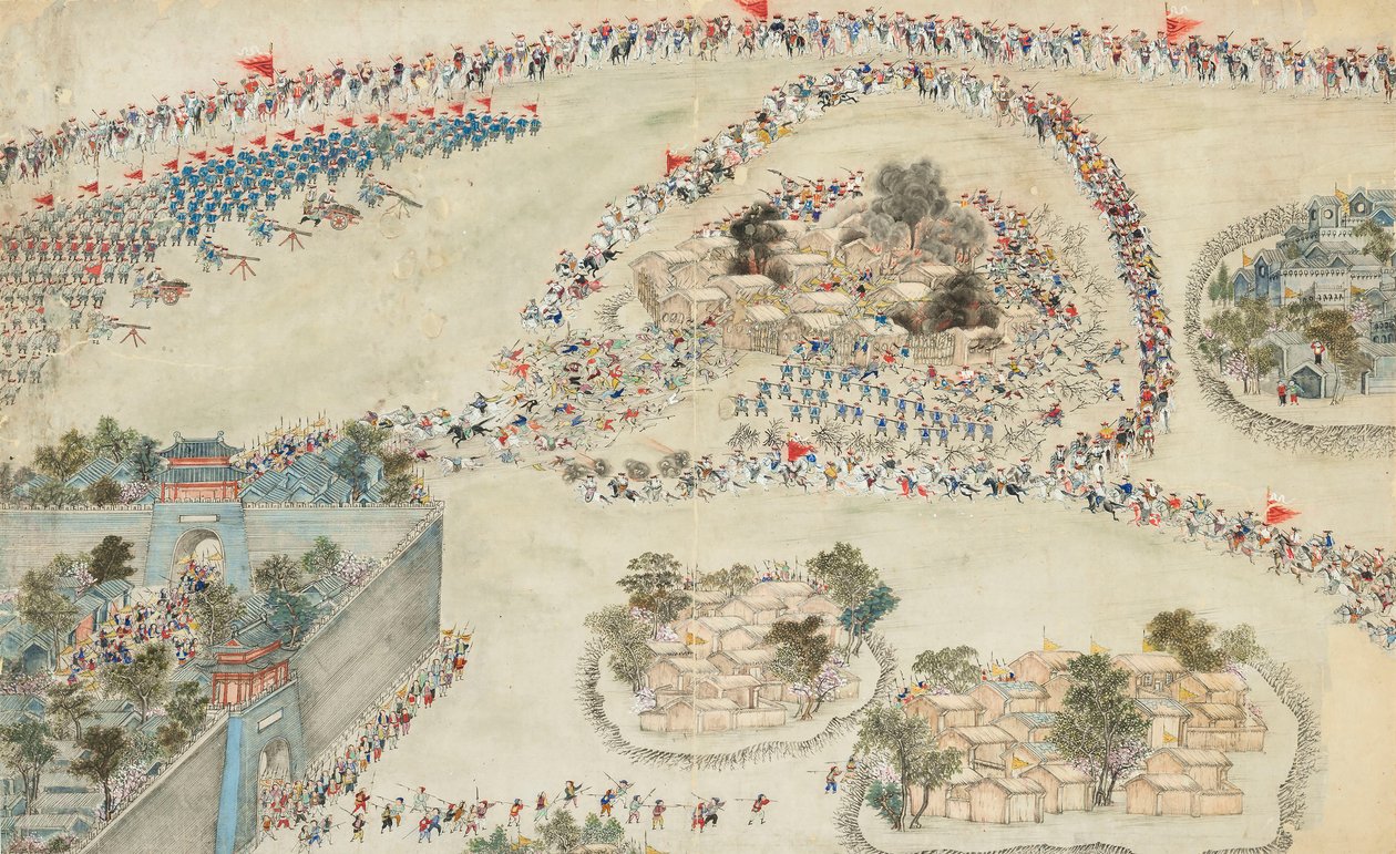太平天国运动，1864年后。 作者 中国大师。