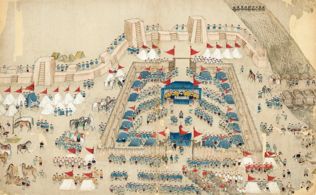 太平天国运动，1864年后。 作者 中国大师。
