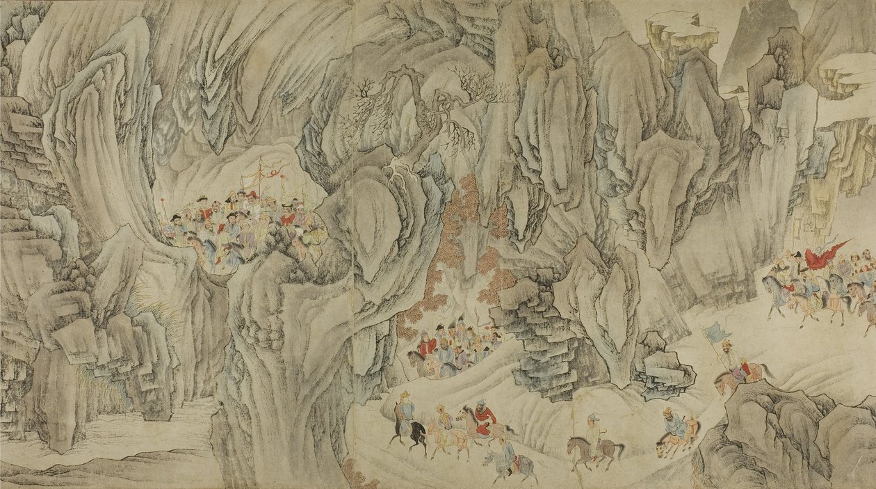 明末清朝天山狩猎 作者 中文学校