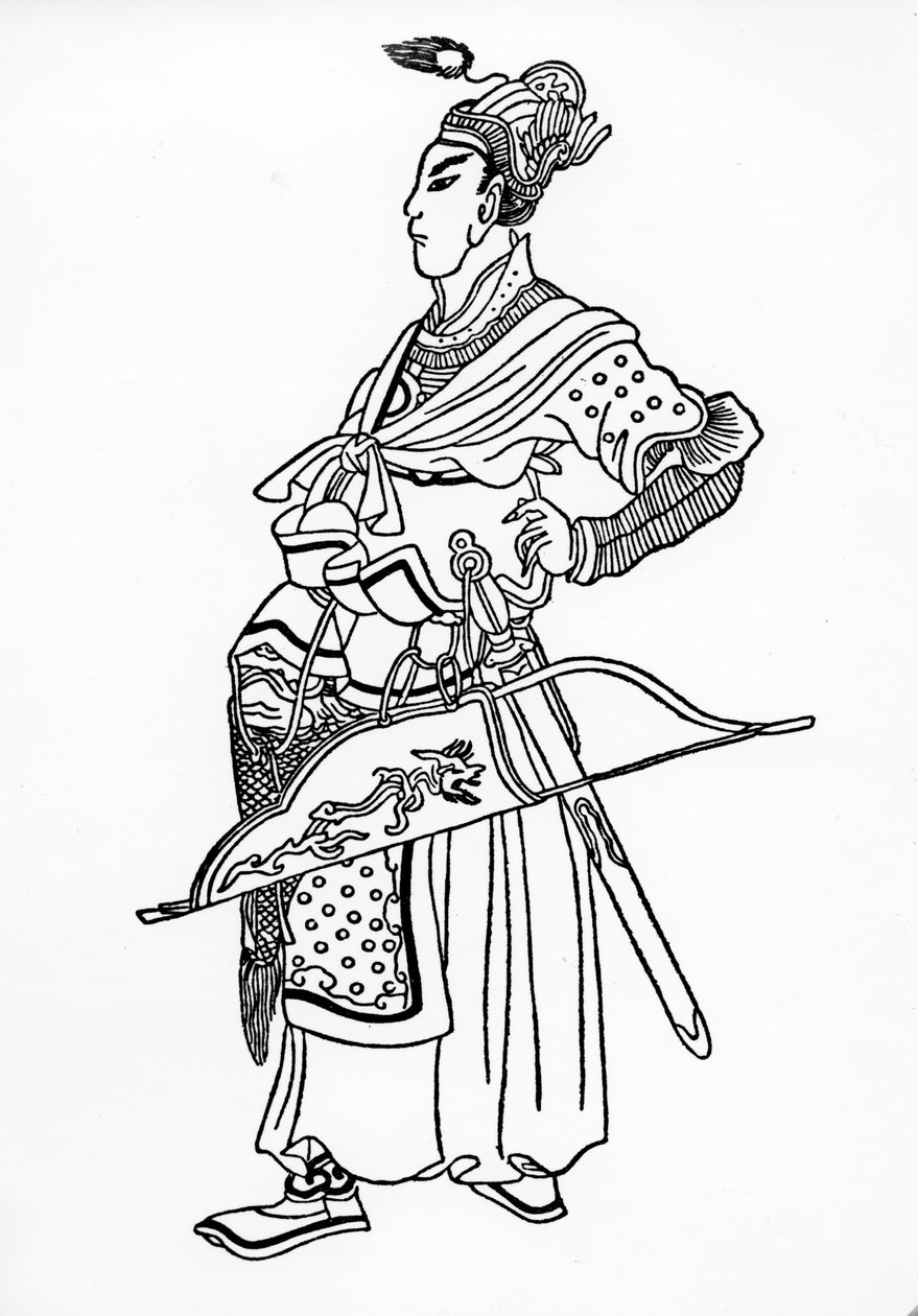 Batou，来自马可波罗和Rustichello da Pisa的“马可波罗之旅”的插图，亨利·尤尔翻译，1871年首次出版 作者 中文学校