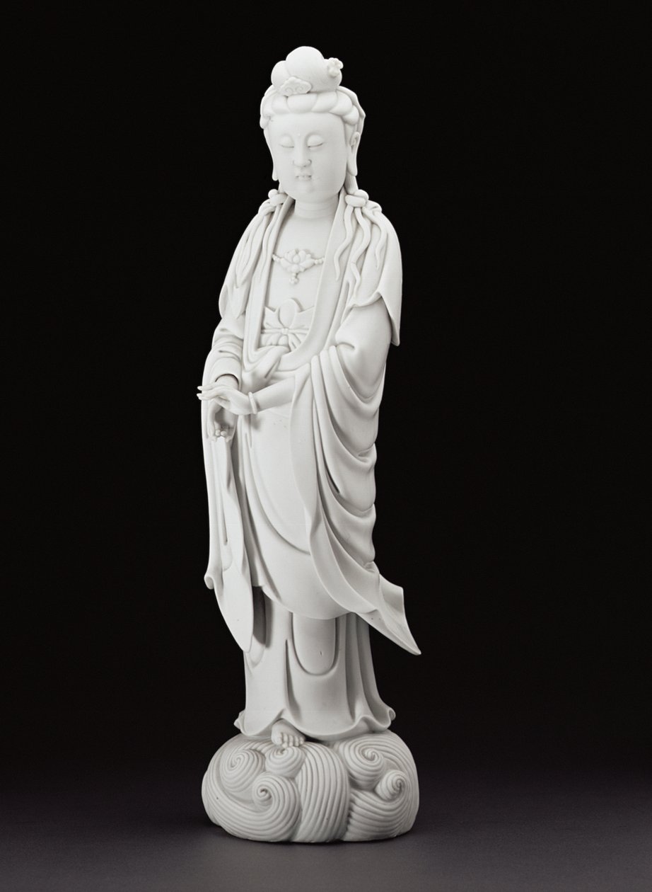 观音中国白图，c.1800（瓷器） 作者 中文学校