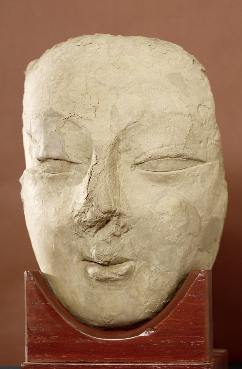 佛头，和田，4至5世纪（灰泥） 作者 中文学校
