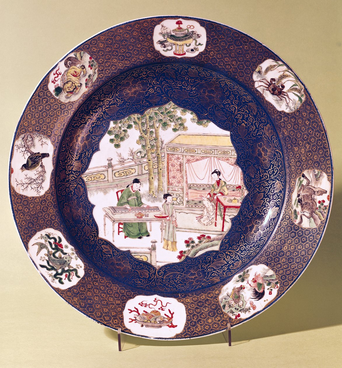 康熙时期（1662-1722）（瓷器）圆形菜肴 作者 中文学校