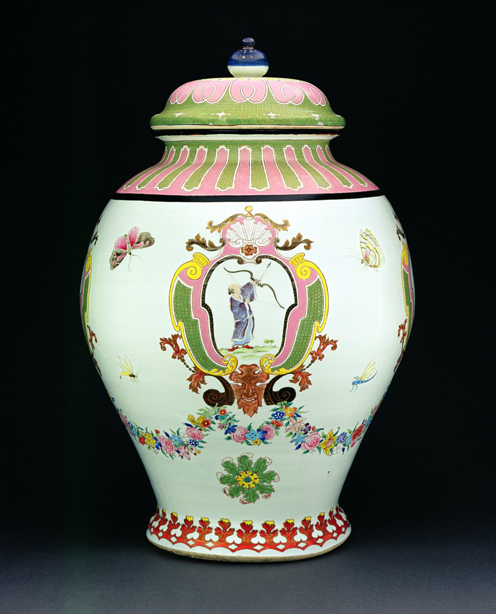 蓄水池涂有Cornelis Pronk（1691-1759）c.1730（瓷器）的设计（见盆地206565） 作者 中文学校