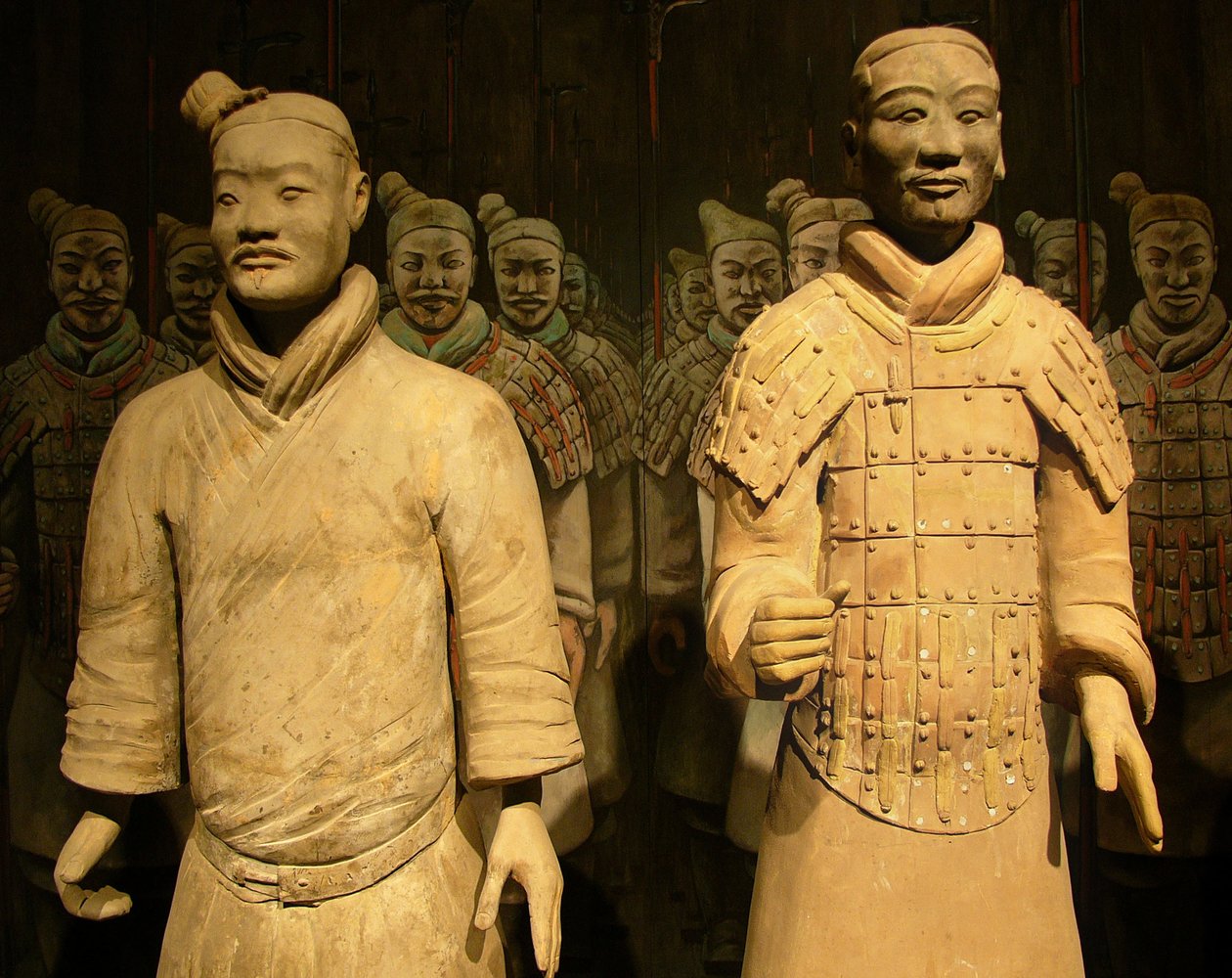 秦始皇兵马俑（公元前 260 年至前 210 年），陕西历史博物馆，西安。摄影：Leonard de Selva，2006 年。 作者 中文学校