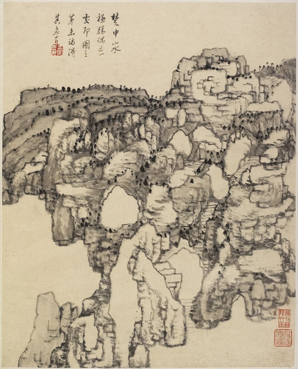 风景（纸上墨水） 作者 中文学校
