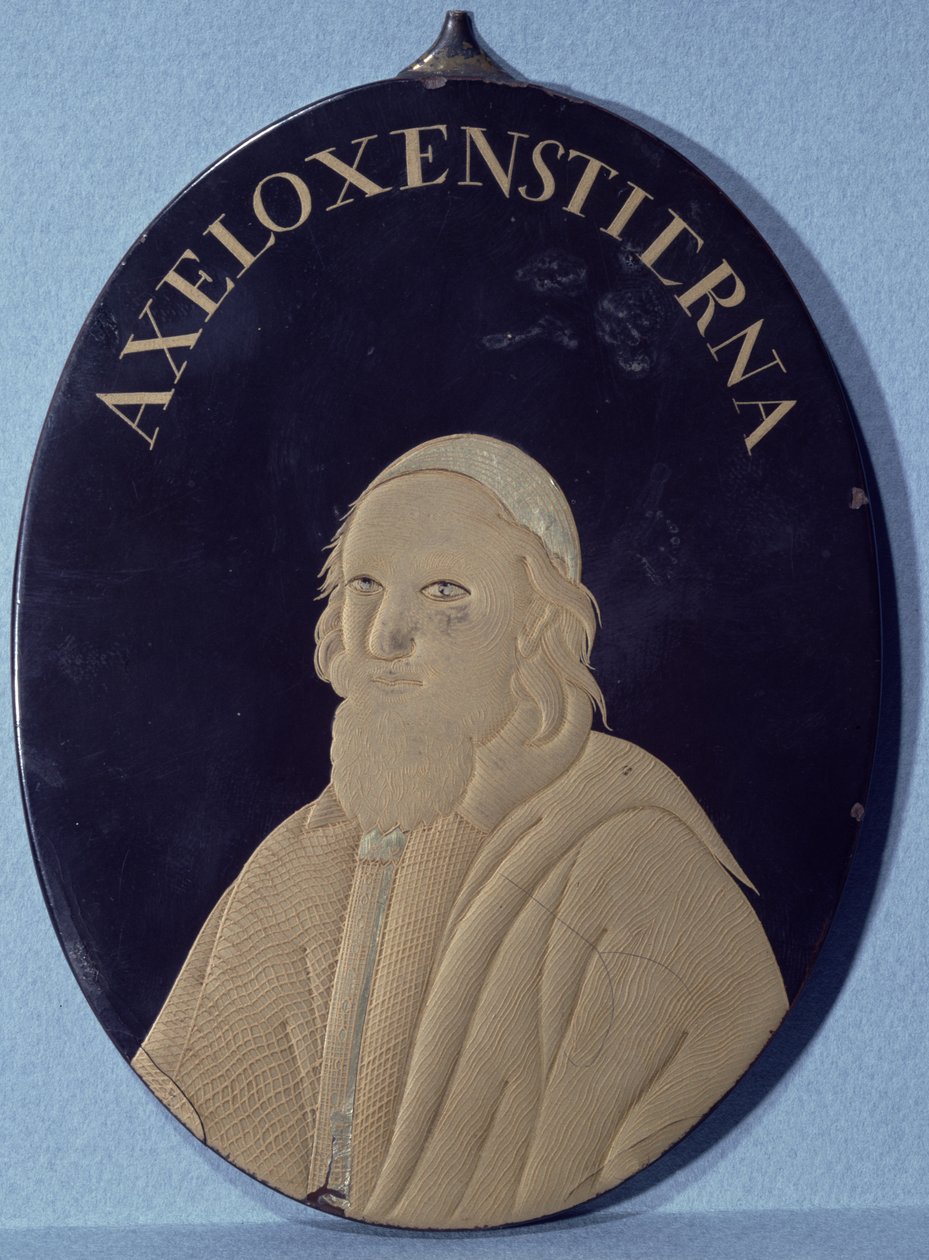 Axel Oxenstierna的缩影（1583-1654）（漆金属） 作者 中文学校