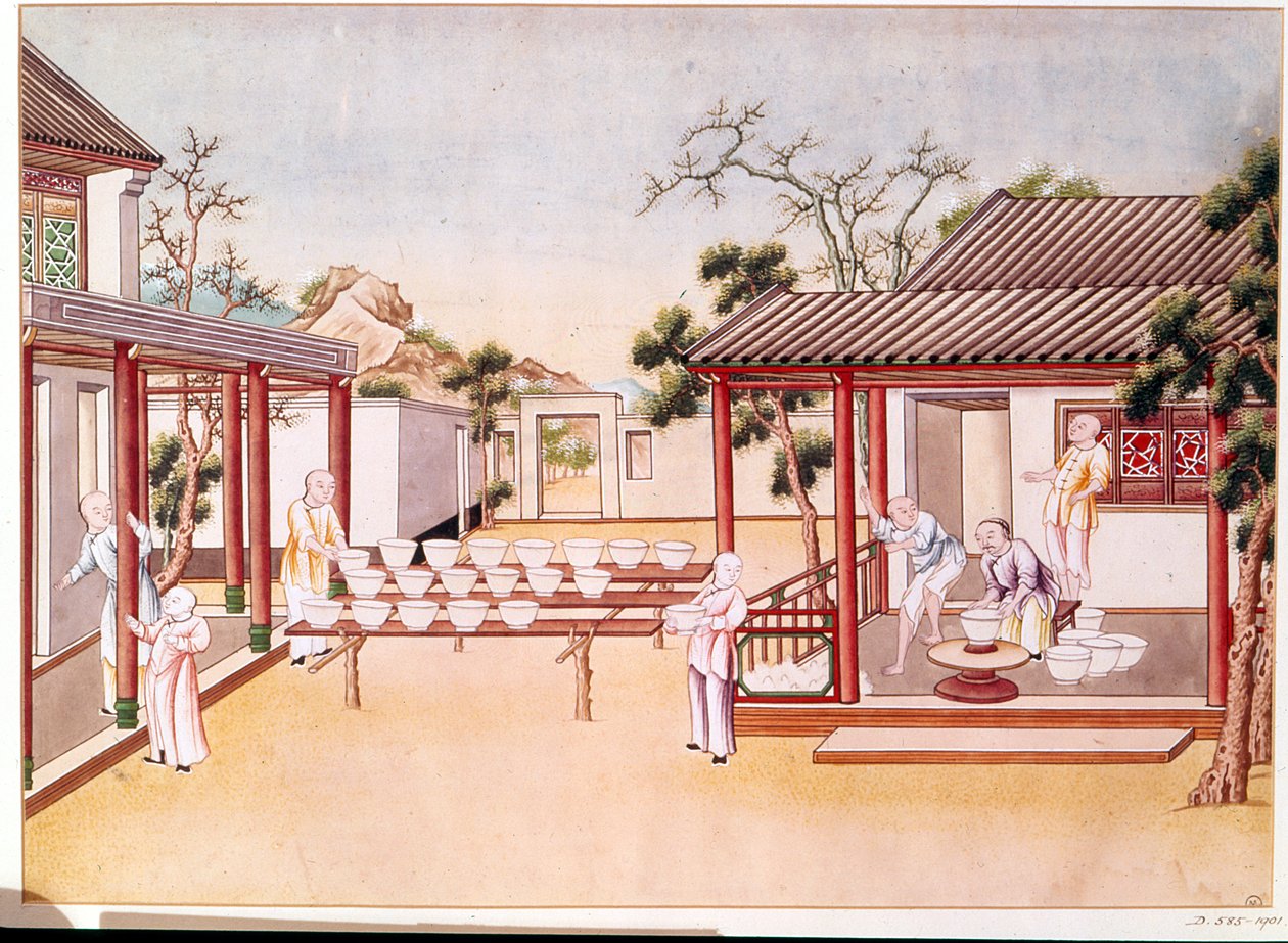 瓷器制作（纸上wc） 作者 中文学校