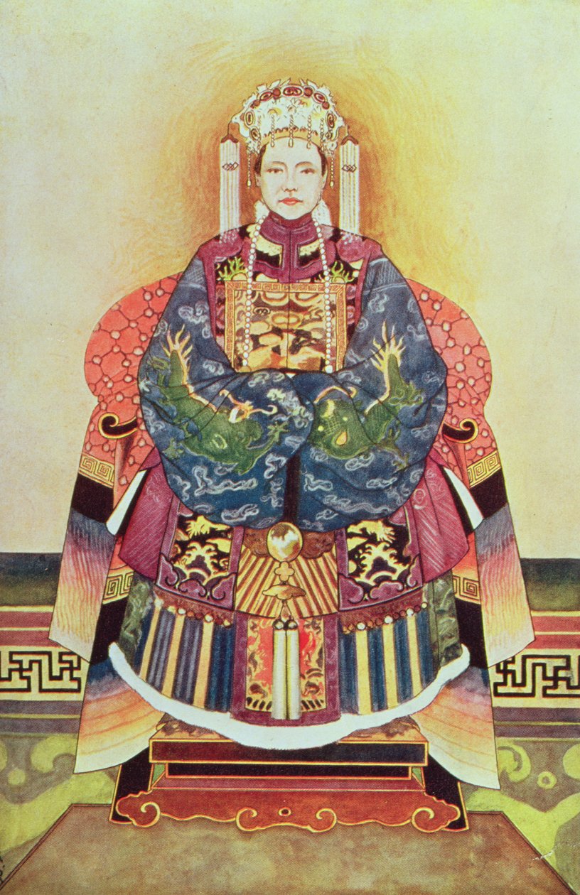 慈禧太后的肖像（1835-1908） 作者 中文学校