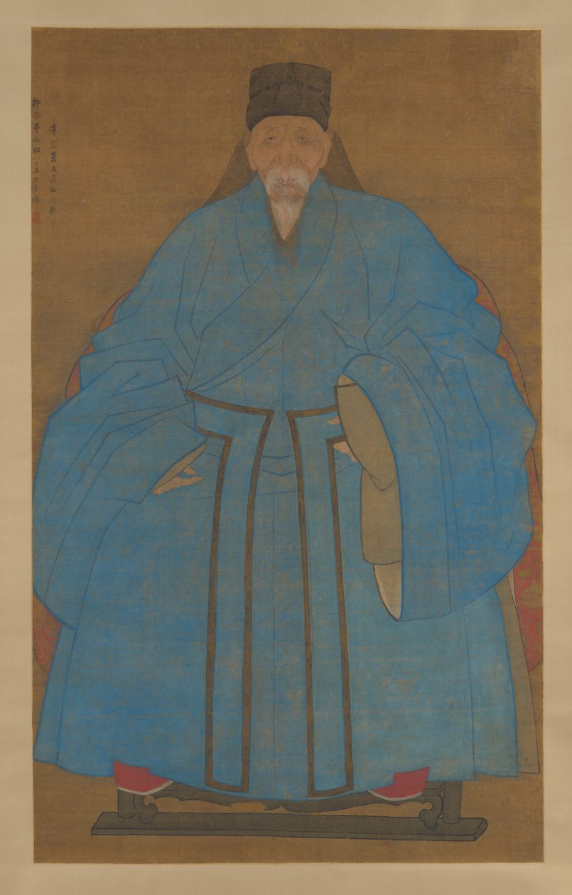 八十五岁的画家曾Yi的肖像 作者 中文学校