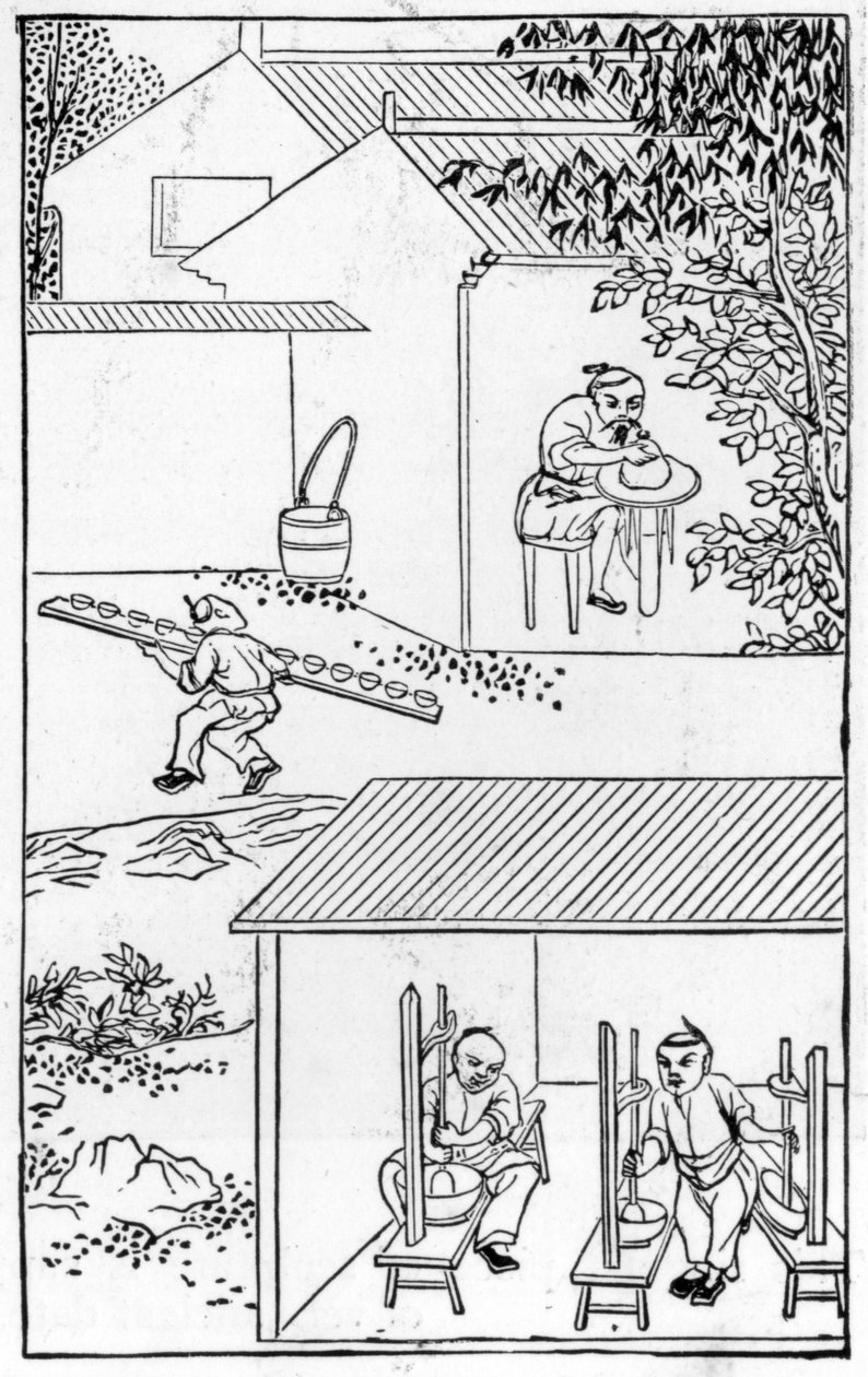 从中国制造的一系列插图中剔除颜色（全系列见384116和384117） 作者 中文学校