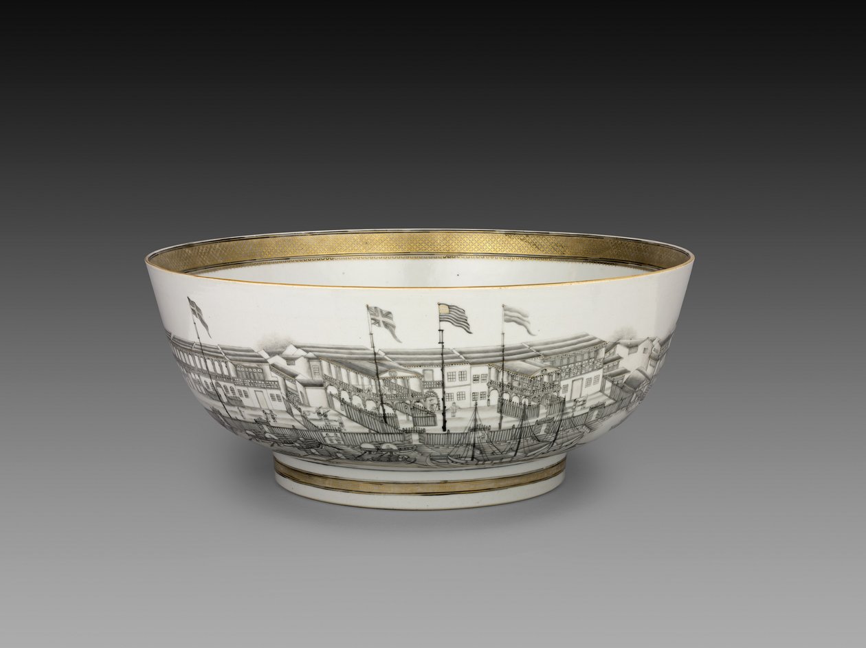 打孔碗，约1800年 作者 中文学校