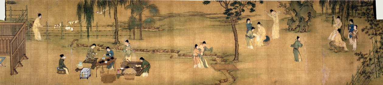 学者在竹园里聚会 作者 中文学校