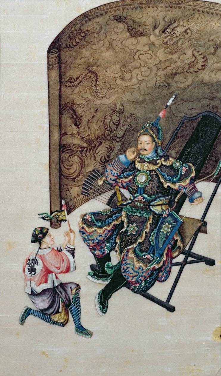 坐着战士与士兵 作者 中文学校