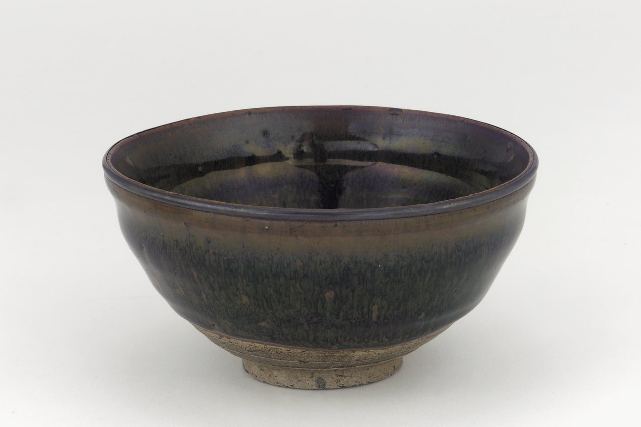 建筑风格的茶碗，福建南平，南宋或元朝，13-14世纪（陶瓷） 作者 中文学校