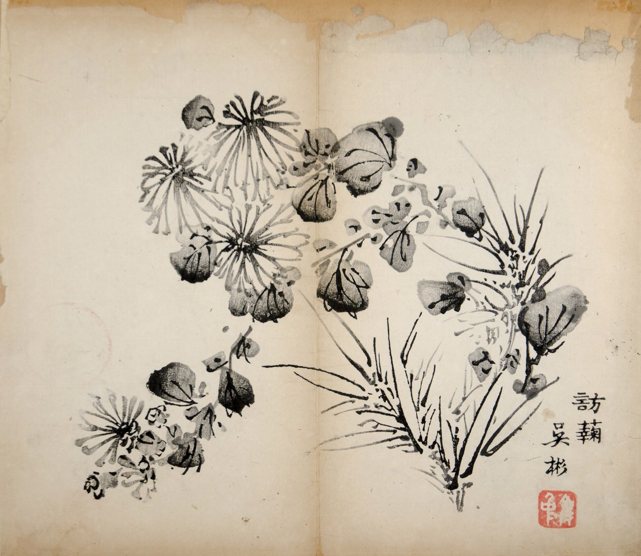 Ten Bamboo Studio Prints，1643（woodblock） 作者 中文学校