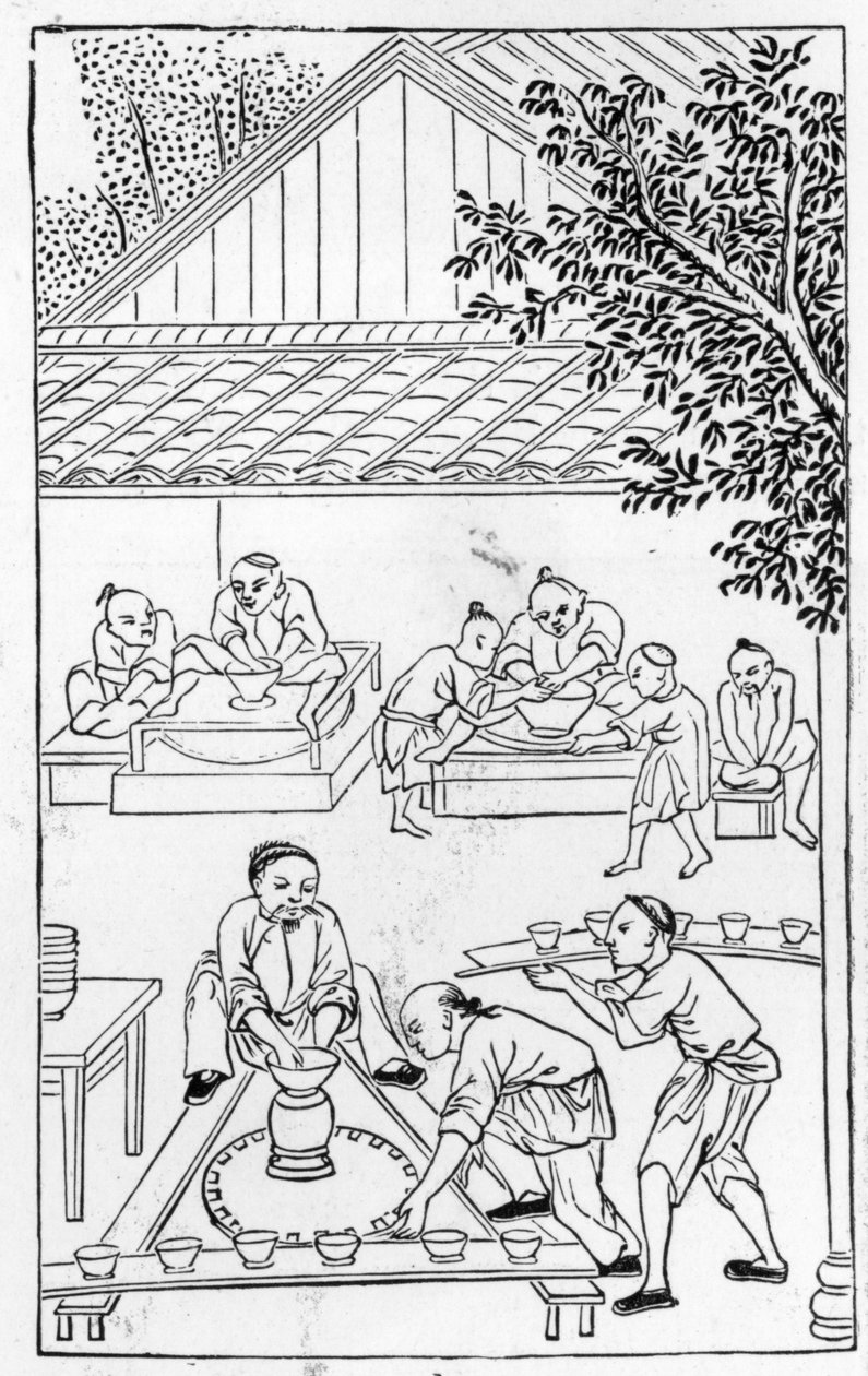 转动杯子，来自中国制造的一系列插图（全系列见384116和384117） 作者 中文学校