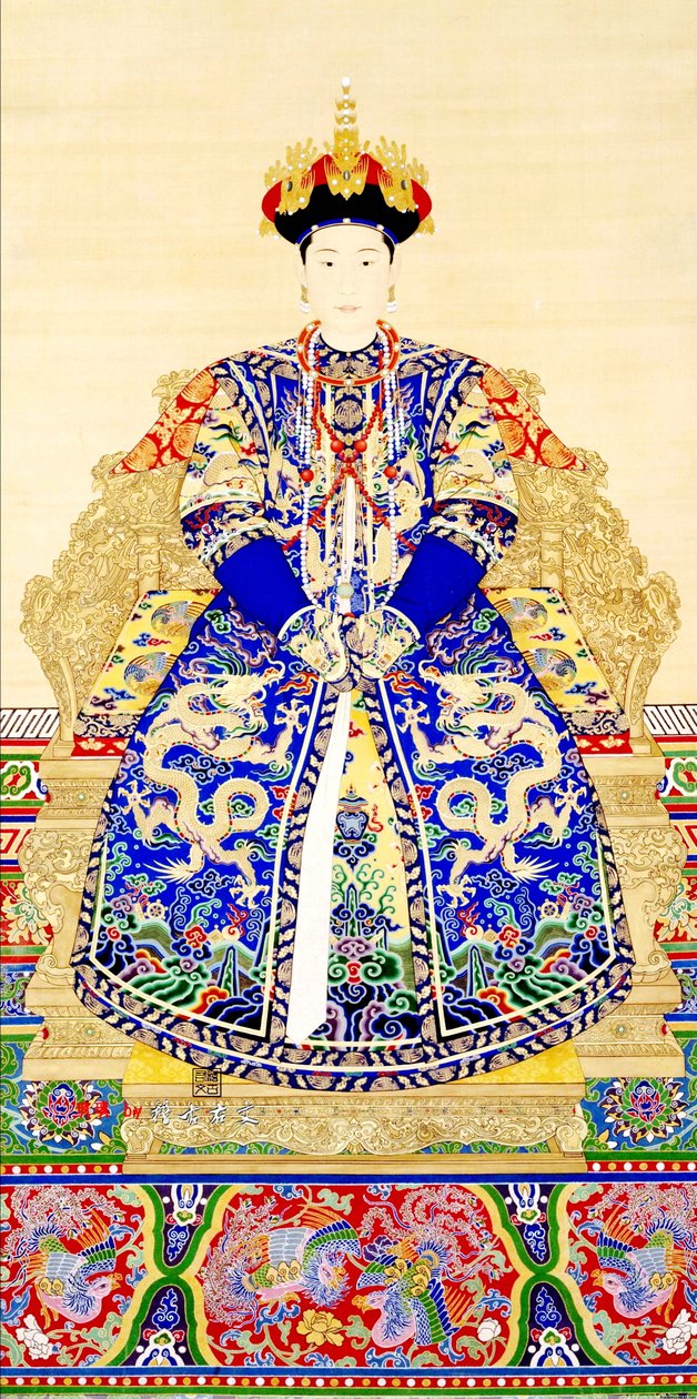 Empress Jing Xian (c.1681-1731), 1st consort of Emperor Yongzheng (1678 - 1735) 作者 中文学校中文学校