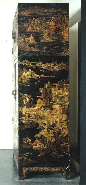 清朝，康熙时期的帝国衣橱（1662-1722）（金漆） 作者 中文学校中文学校