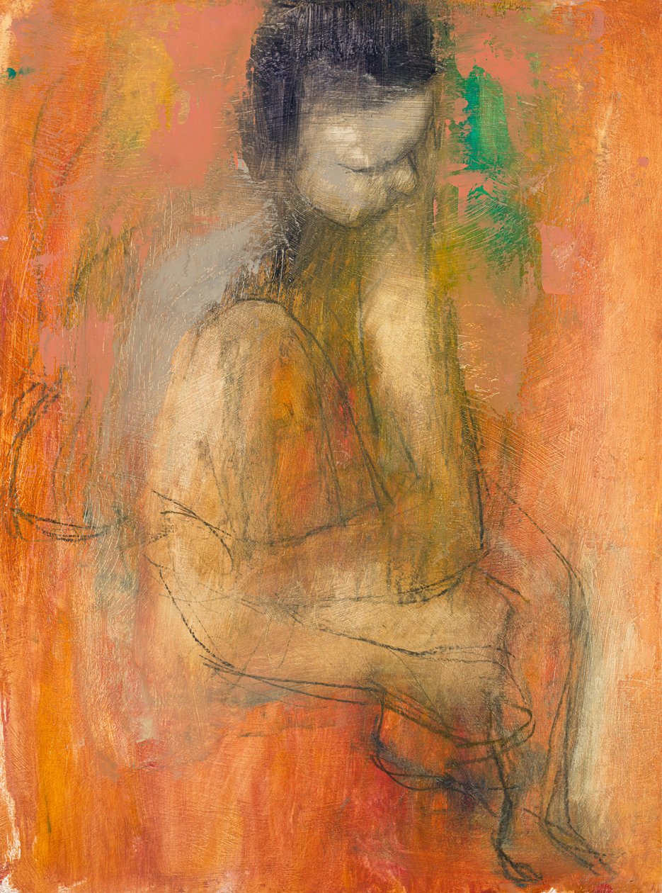 亚历克斯》，抽象生命画，2021 年 作者 曹庆芬