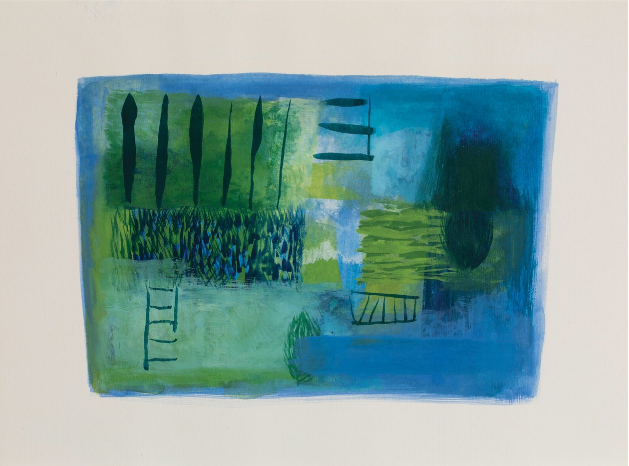 蓝色花园，2003 年 作者 曹庆芬
