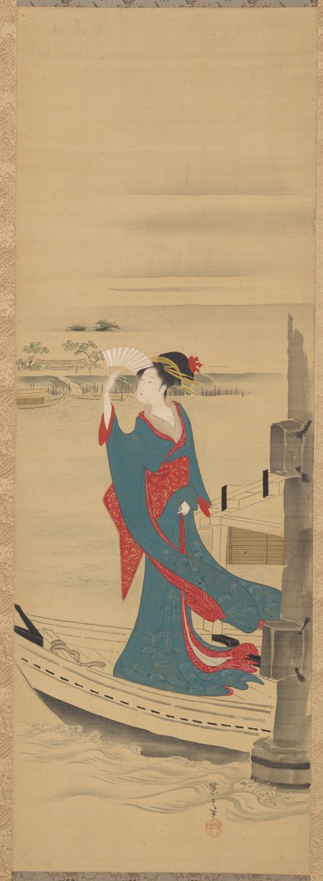 隅田川的船之美 作者 Chobunsai eisi