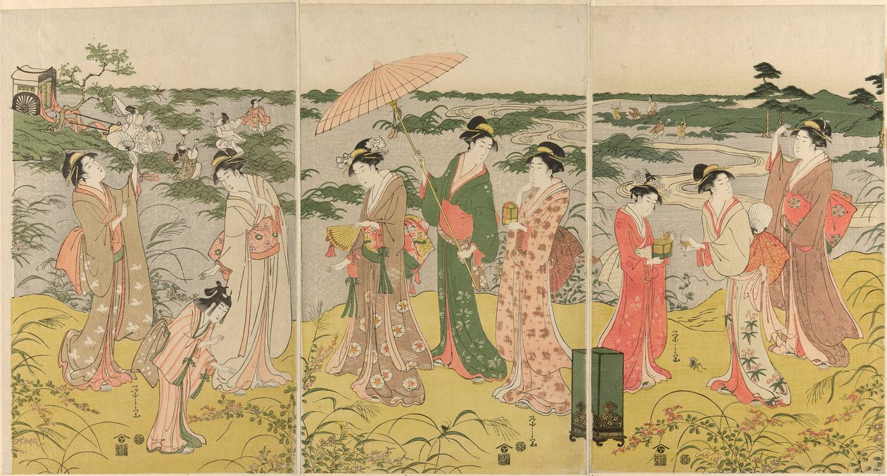 模仿宫廷捕虫 作者 Chobunsai eisi