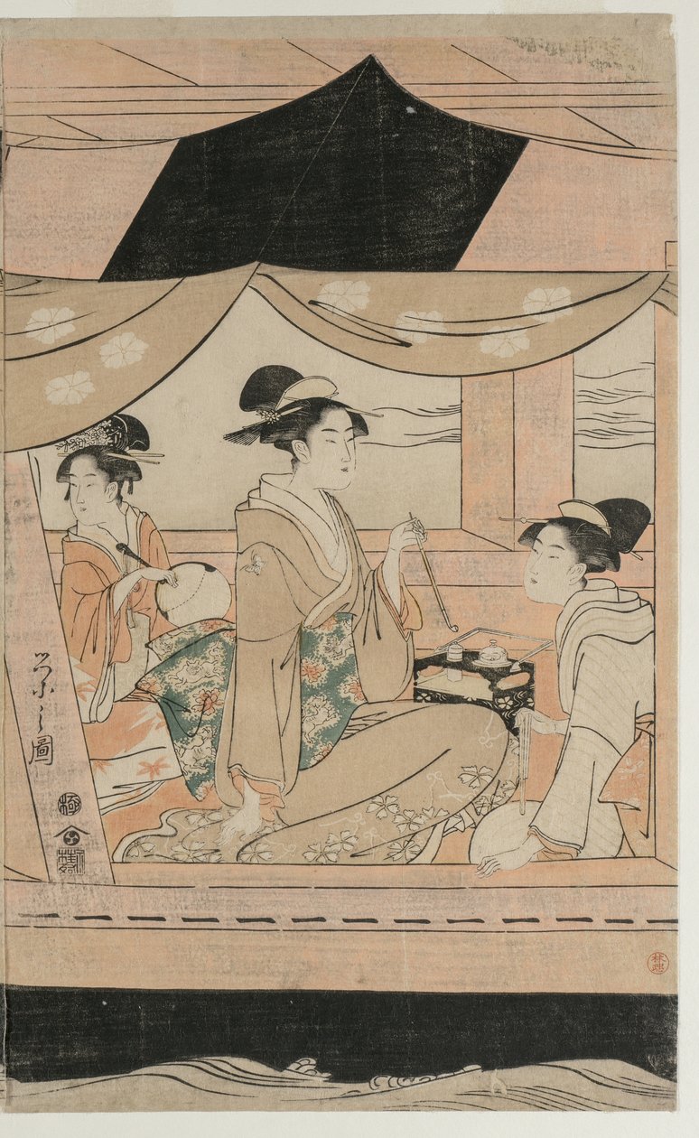 卡瓦伊奇丸号游船上的派对 作者 Chobunsai eisi