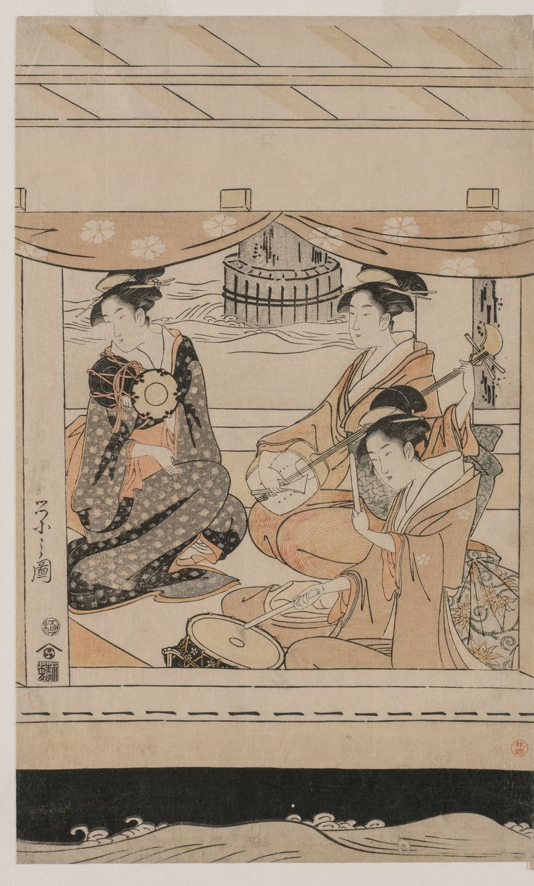 卡瓦伊奇丸号游船上的派对 作者 Chobunsai eisi