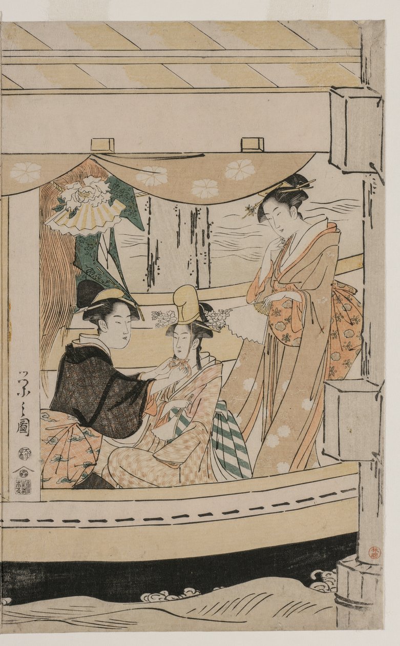 卡瓦伊奇丸号游船上的派对 作者 Chobunsai eisi