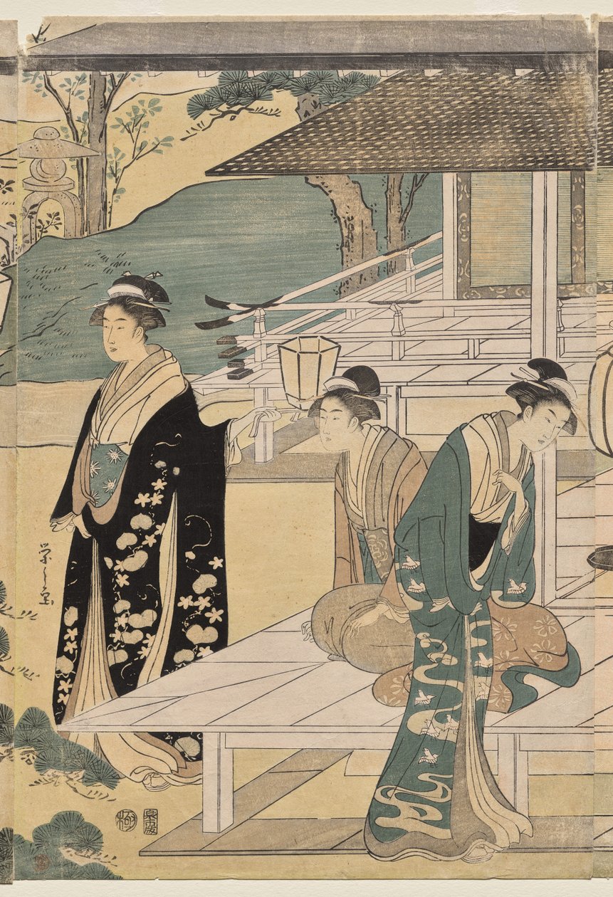 源氏物语》松风篇（选自《源氏物语》现代雅服系列） 作者 Chobunsai eisi