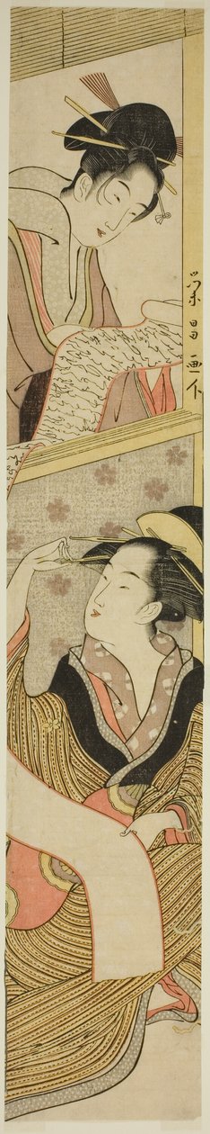 两个美人在读信 作者 ko菜E