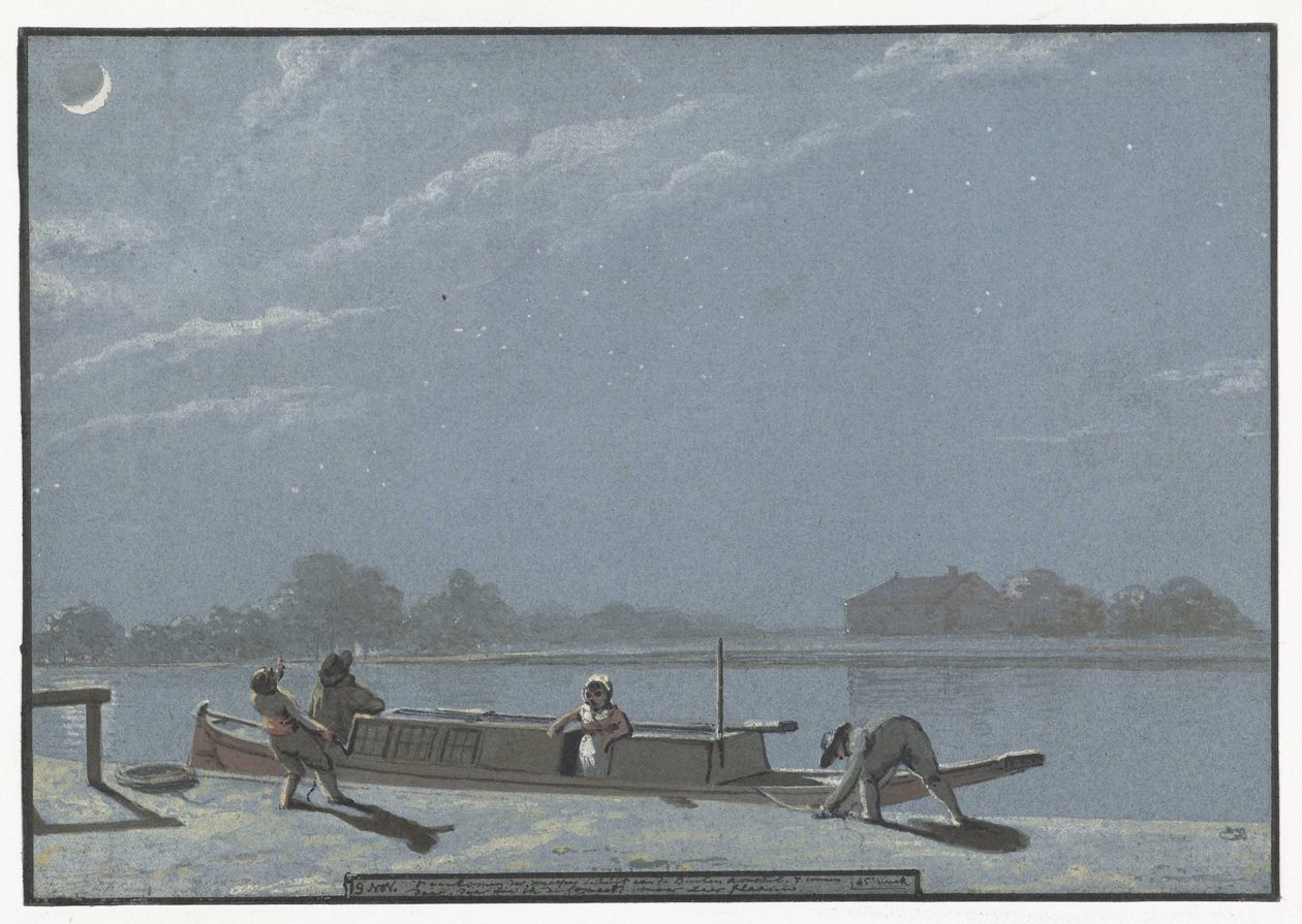 T Aankomen der weesper schuit aan de Buiten Amstel（11 月 19 日，日记） 作者 克里斯蒂安·安德里森