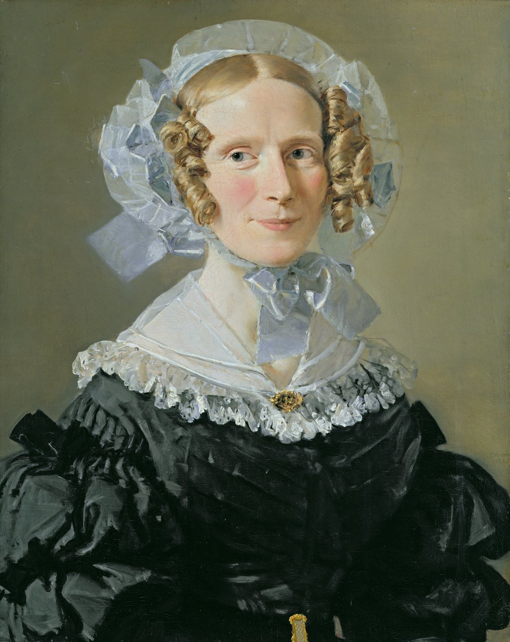 Emilie Kessel（1800-53）1839 作者 克里斯蒂安·阿尔布雷希特·詹森
