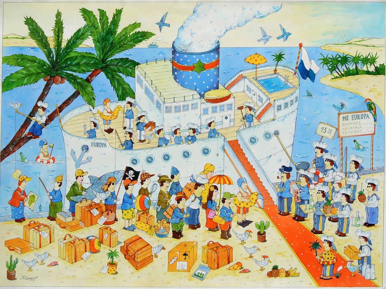 蒸笼，2003年（纸上wc） 作者 克里斯汀·坎普夫（Christian Kaempf）