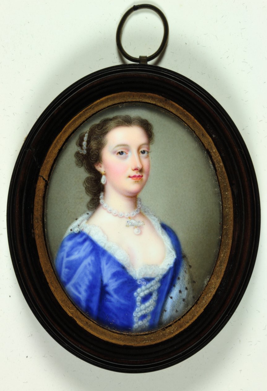Lady Margaret Cavendish Holles Harley（珐琅） 作者 克里斯蒂安·弗里德里希·辛克