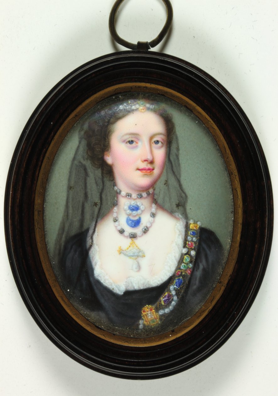 Lady Margaret Cavendish Holles Harley（珐琅） 作者 克里斯蒂安·弗里德里希·辛克