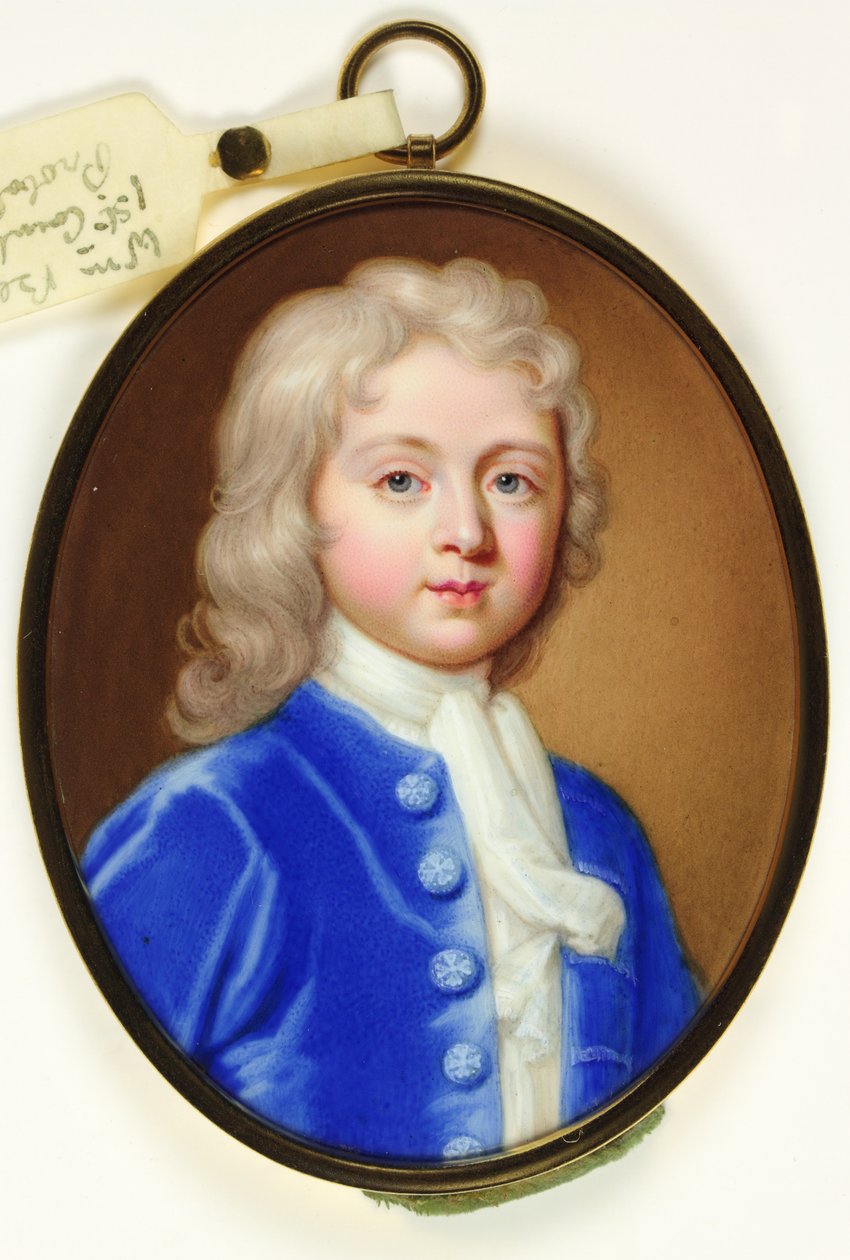 William Bentinck先生，后来伯丁克伯爵（珐琅） 作者 克里斯蒂安·弗里德里希·辛克