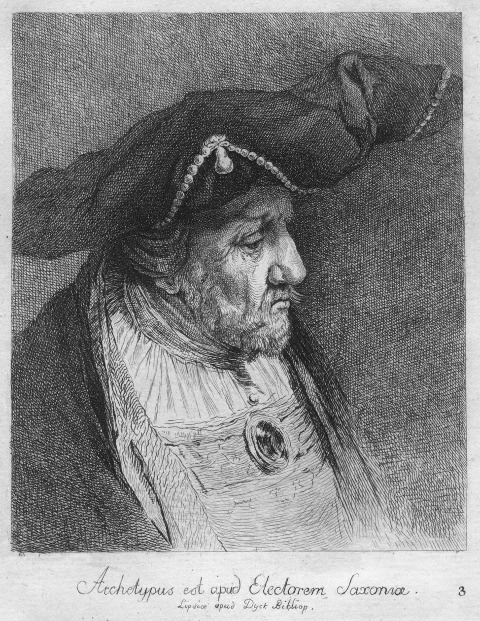萨克森显然，选民。 Lipsicc在鸭Dobrizhoffer，1769 作者 克里斯蒂安·戈特弗里德·舒尔茨