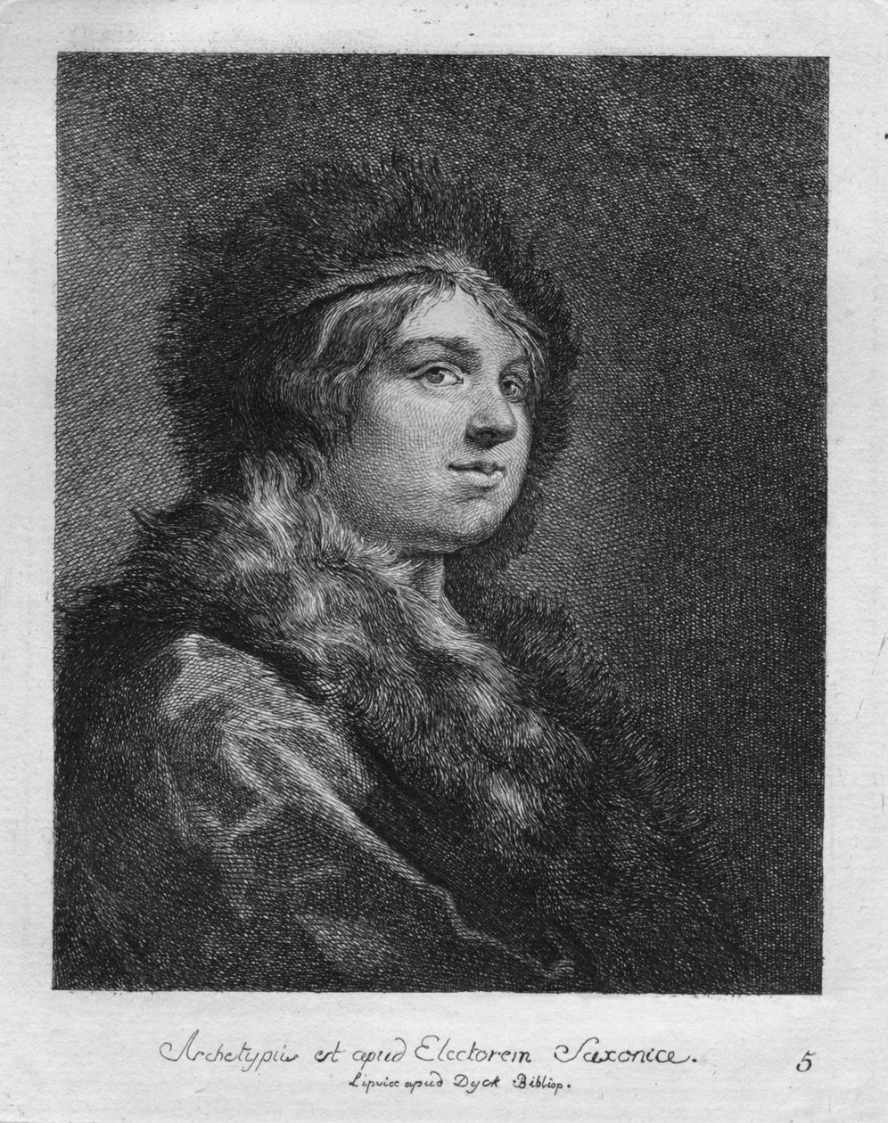 萨克森显然，选民。 Lipsicc在鸭Dobrizhoffer，1771 作者 克里斯蒂安·戈特弗里德·舒尔茨