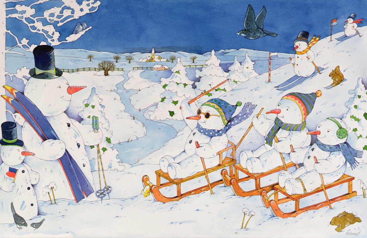 雪人雪橇 作者 克里斯汀·坎普夫（Christian Kaempf）
