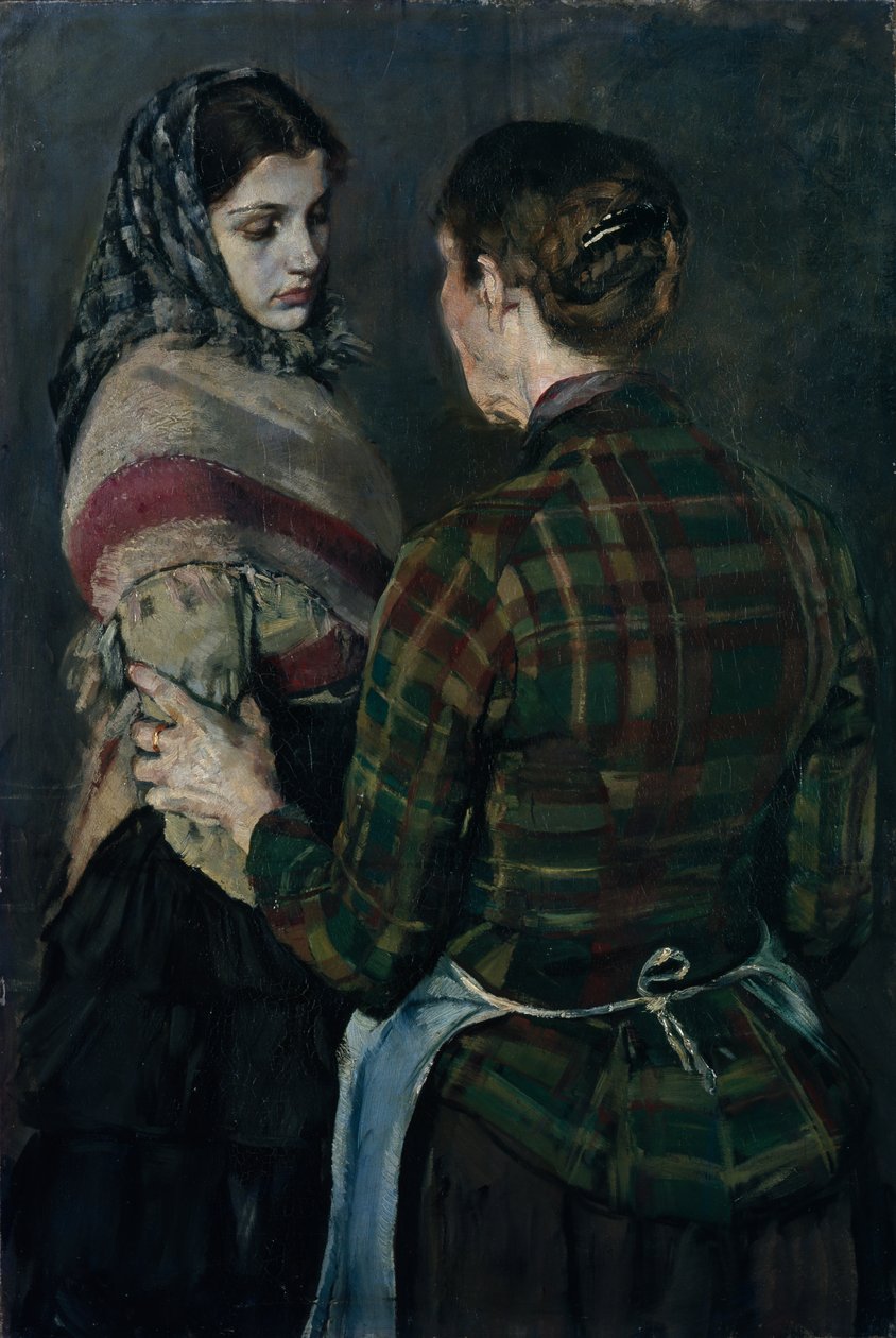 警告（绘画） 作者 克里斯蒂安·克罗格（Christian Krohg）