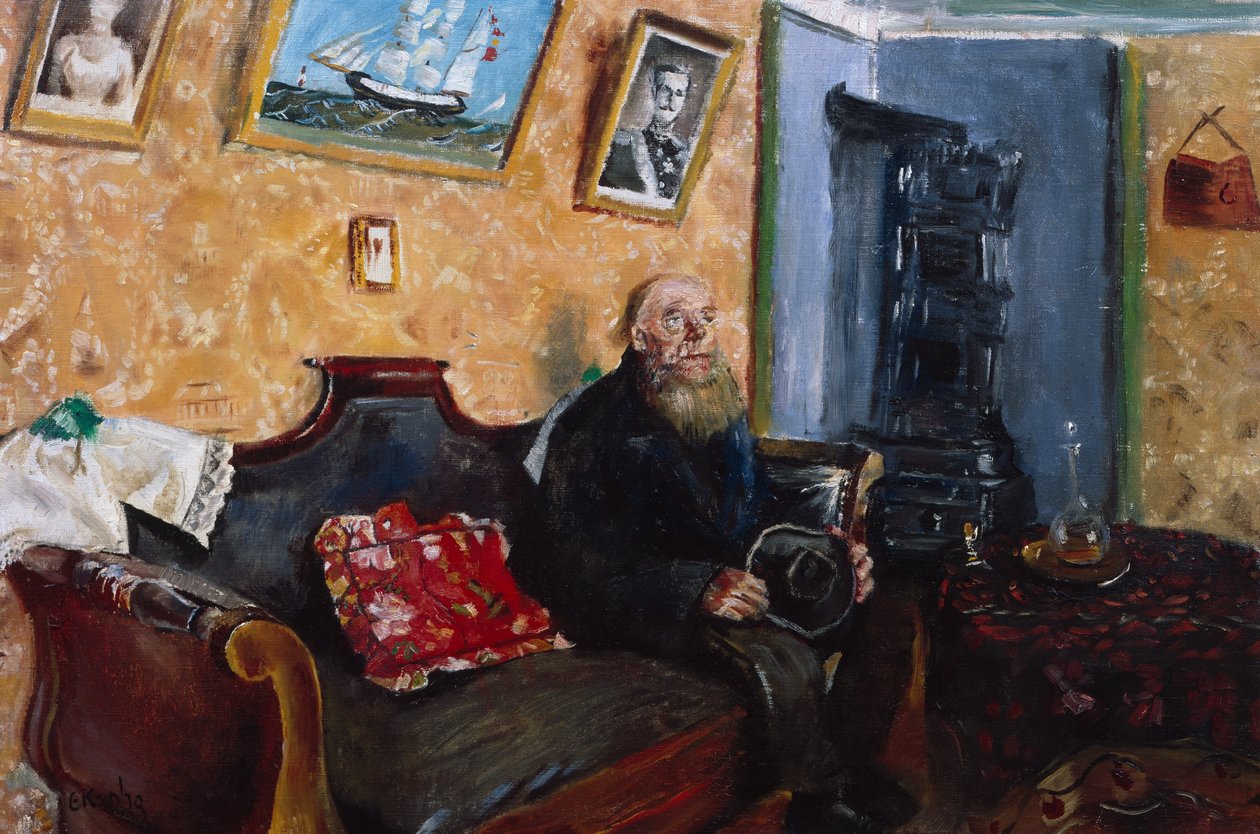 吊唁 作者 克里斯蒂安·克罗格（Christian Krohg）