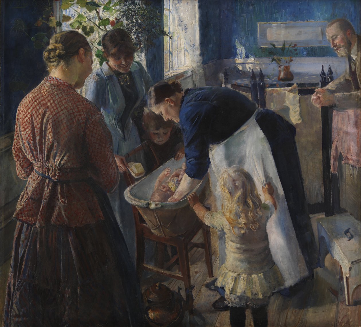 在浴缸里 作者 克里斯蒂安·克罗格（Christian Krohg）