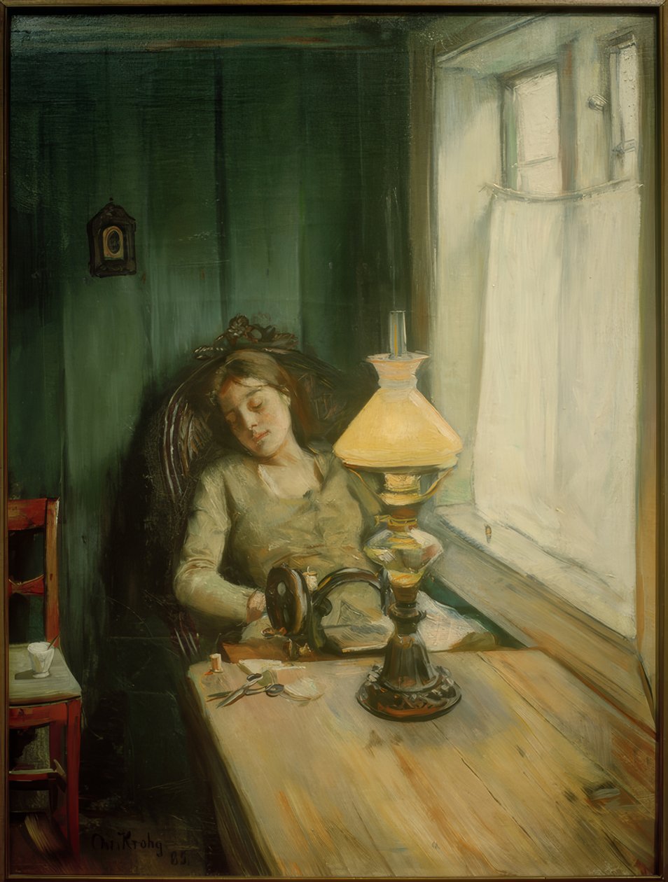 厌倦 作者 克里斯蒂安·克罗格（Christian Krohg）