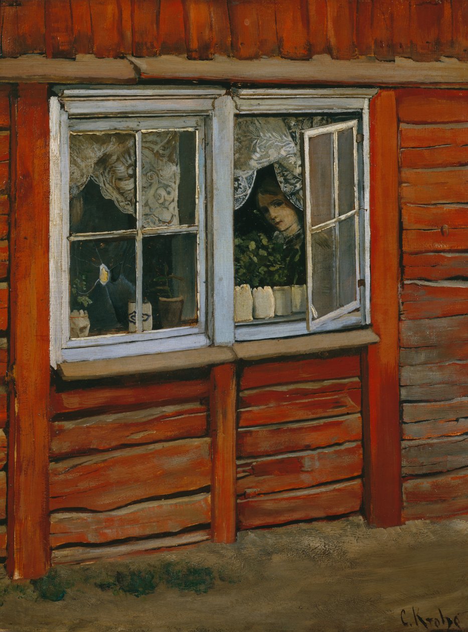 日晷上未写标题 作者 克里斯蒂安·克罗格（Christian Krohg）