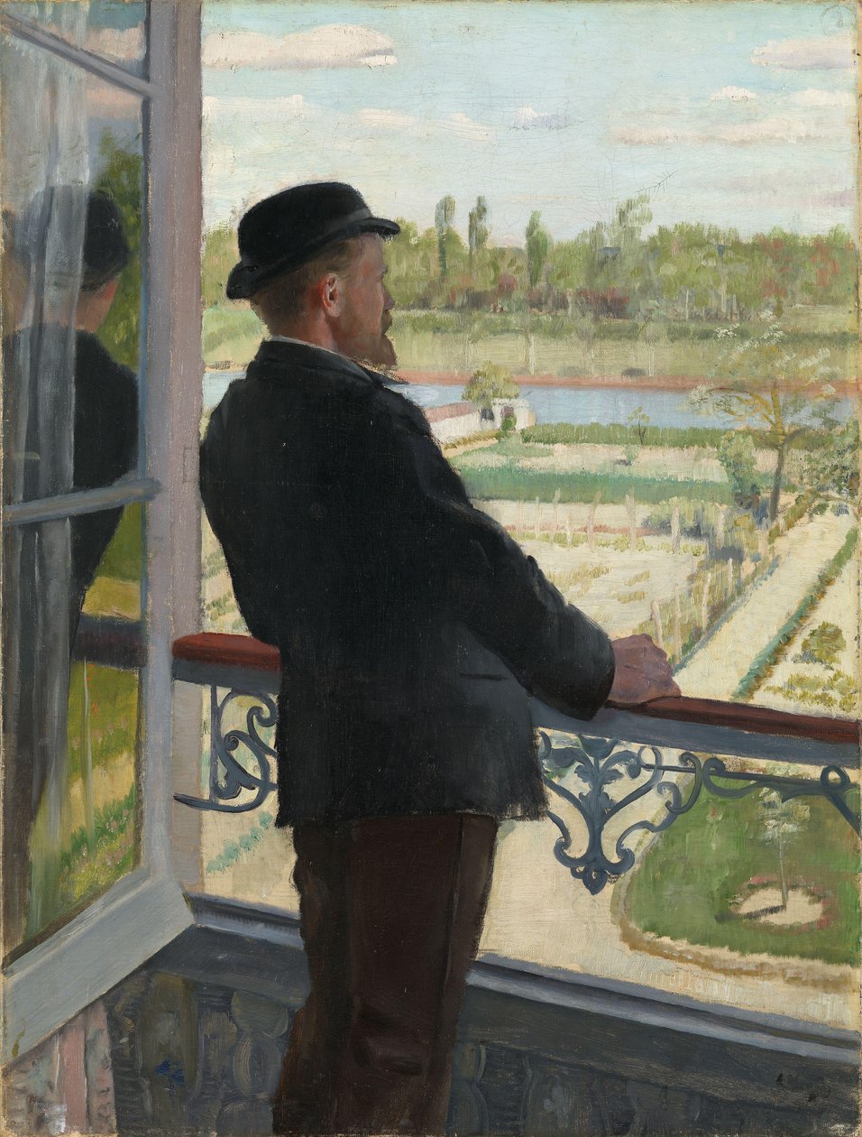 Portrait of the Swedish painter Karl Fredrik Nordstrom (1855-1923) 1882 (oil on canvas) 作者 克里斯蒂安·克罗格（Christian Krohg）